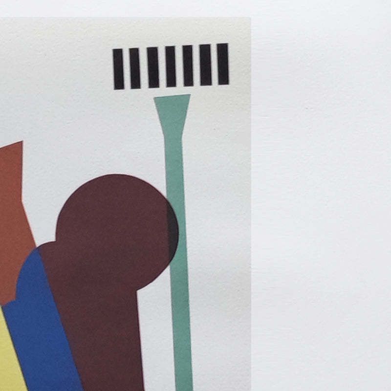 1970s Original Gorgeous Man Ray "Concrete Mixer" Limited Edition Lithograph photo Art