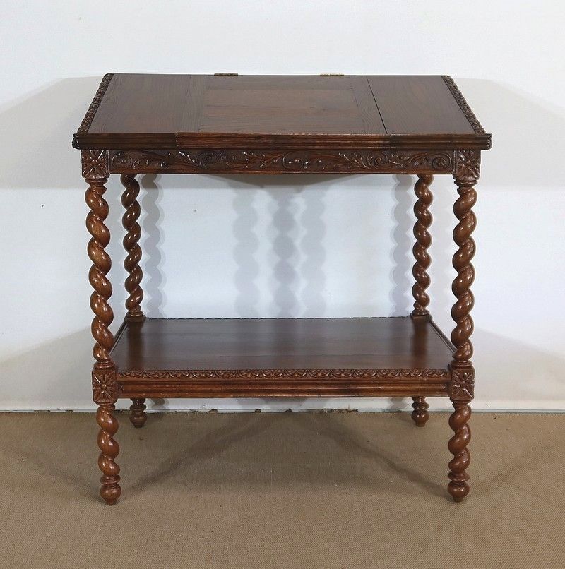 Important Lectern In Solid Oak, Louis XIII Style, Late 19th Century photo Furniture