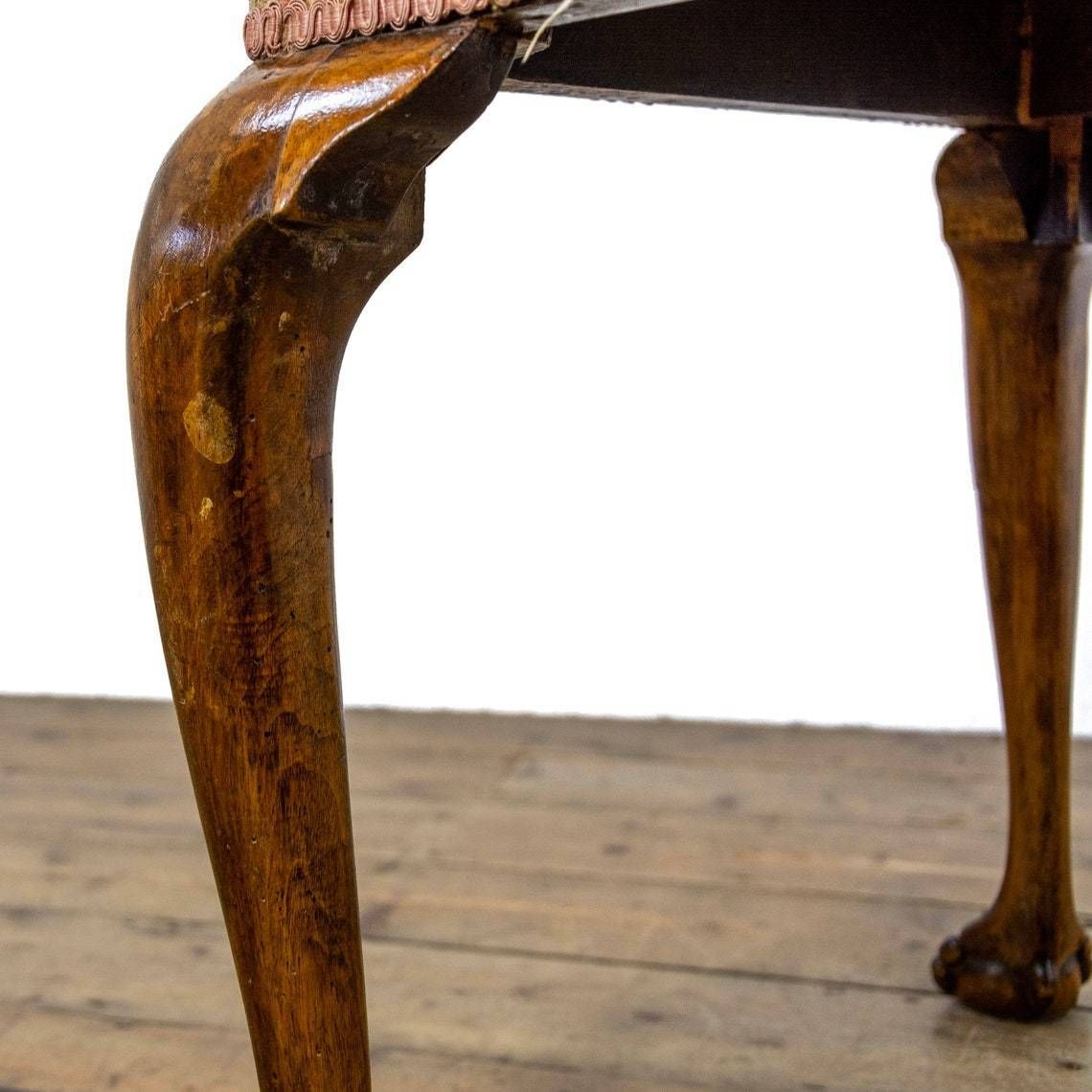 Antique Stool With Fabric Seat Antiques  Antique Furniture  Victorian Stools photo vintage