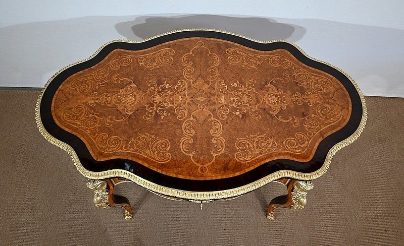 Rare Table In Precious Wood, Napoleon III Period – Mid 19th Century photo 10609.0
