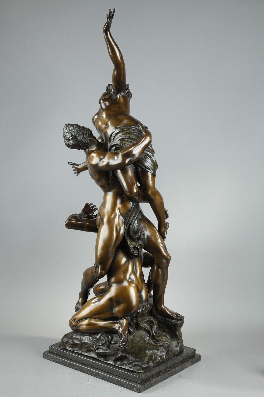 Very Important Bronze "Abduction Of A Sabine Woman" After Jean De Bologne, 19th Century photo Art