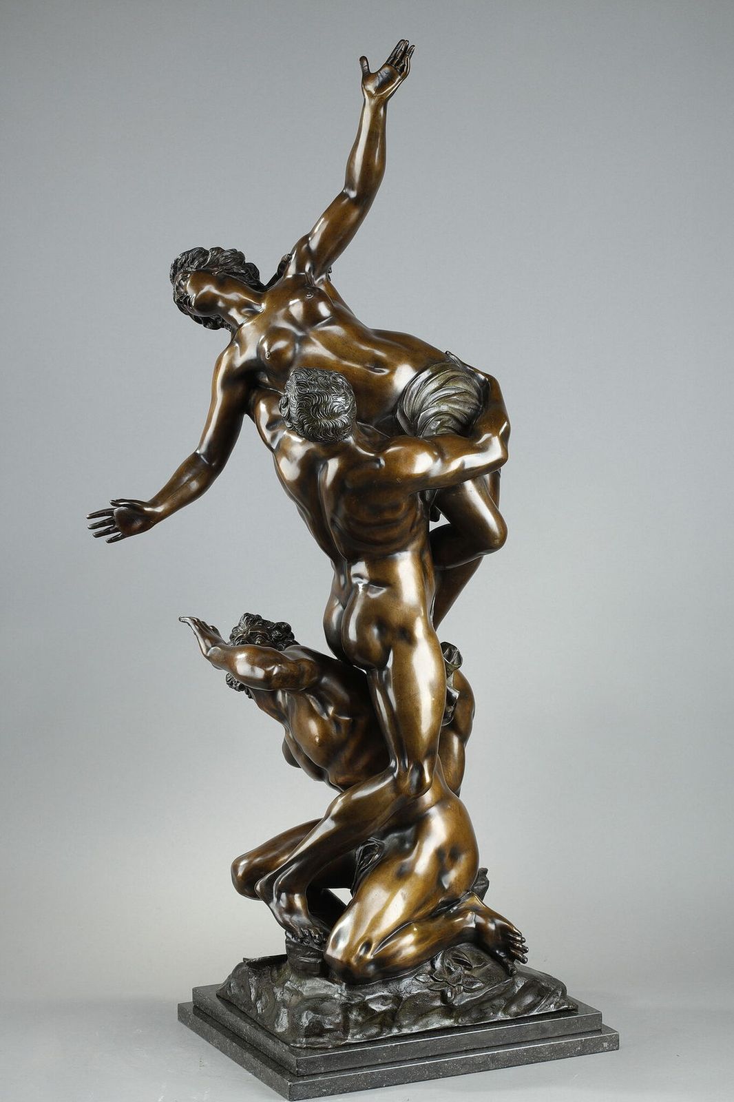 Very Important Bronze "Abduction Of A Sabine Woman" After Jean De Bologne, 19th Century photo 15202.0