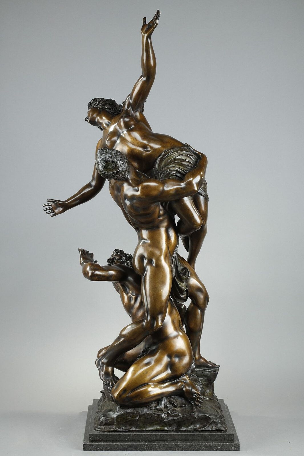 Very Important Bronze "Abduction Of A Sabine Woman" After Jean De Bologne, 19th Century photo vinterior