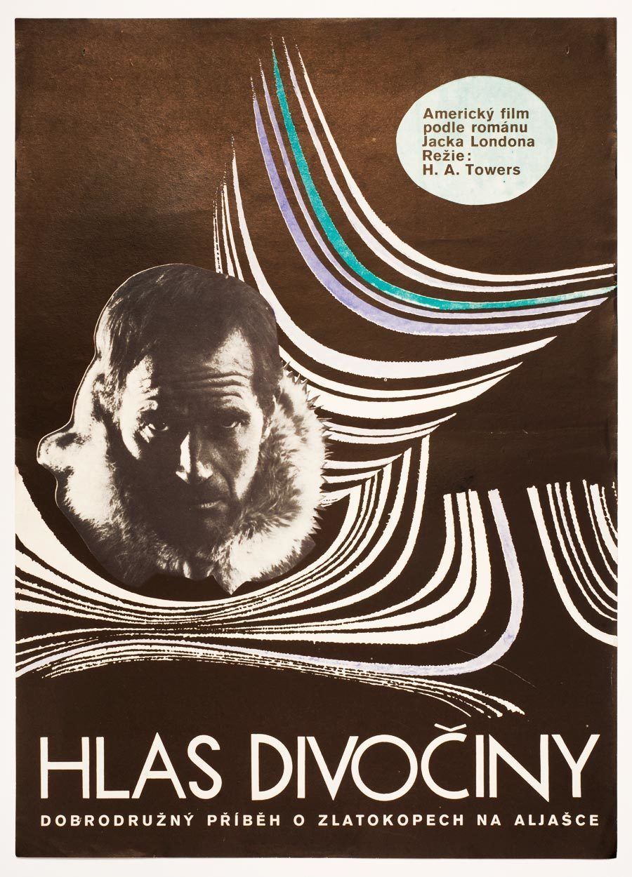 Original Film Poster, The Call Of The Wild, Dimitrij Kadrnožka, 1976, Genuine Czech Vintage Print