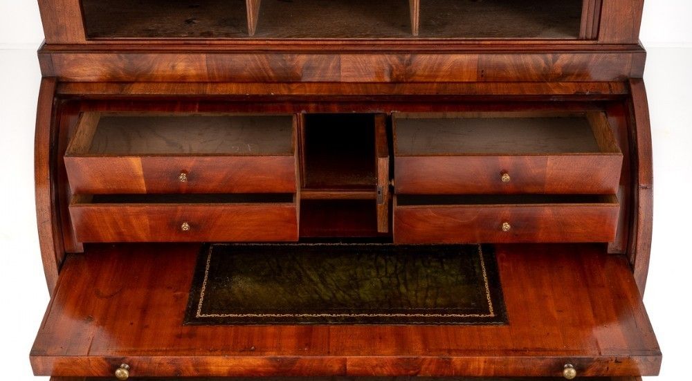 Regency Cylinder Desk Mahogany Furniture 19th Century photo Furniture