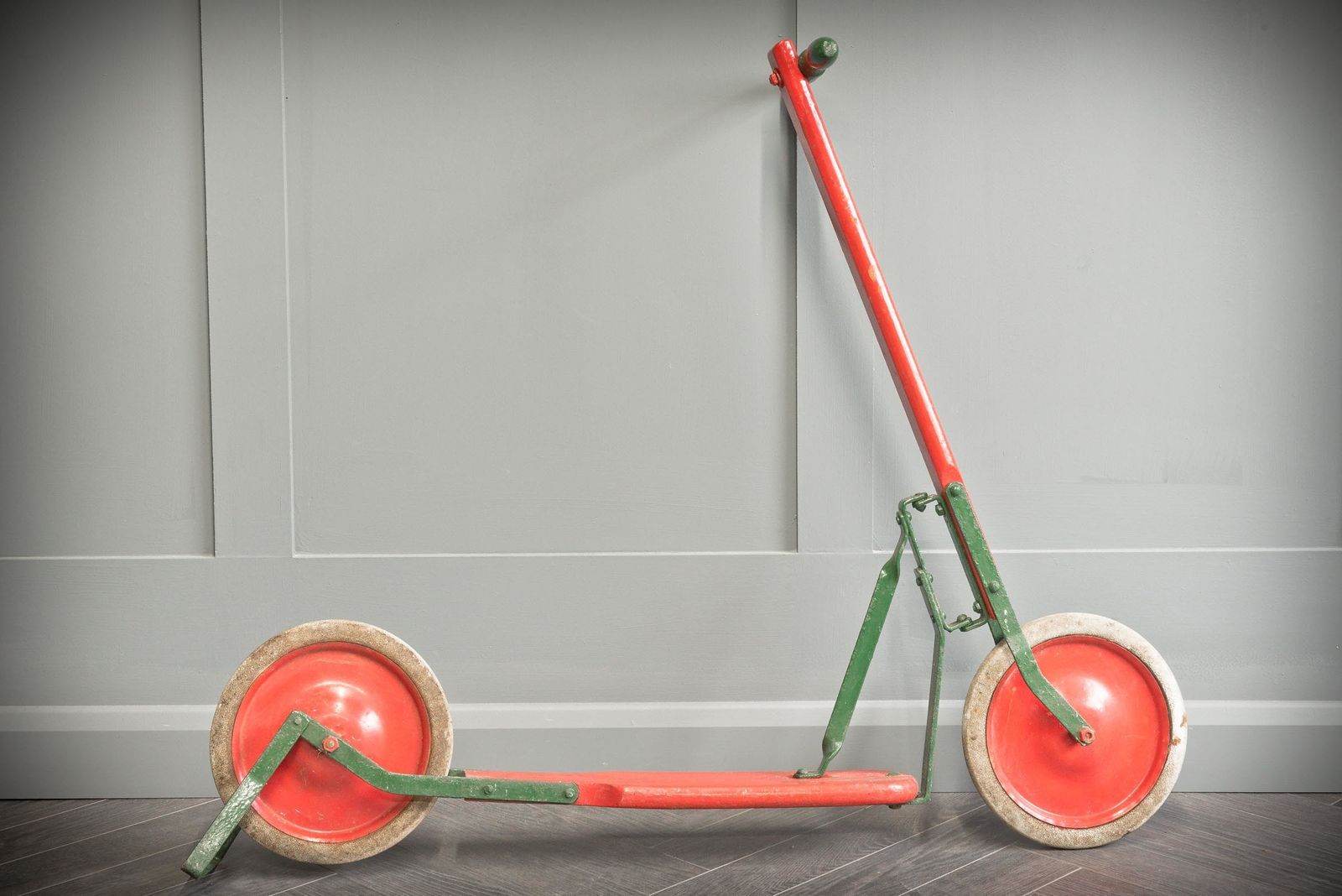 Child's Painted Wooden Scooter photo 189.0