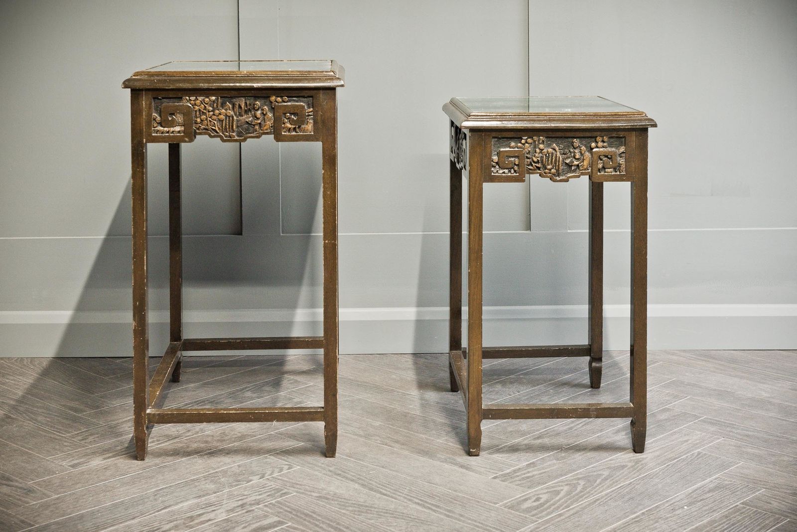 Chinese Carved Quadruple Nest Of Tables photo Furniture