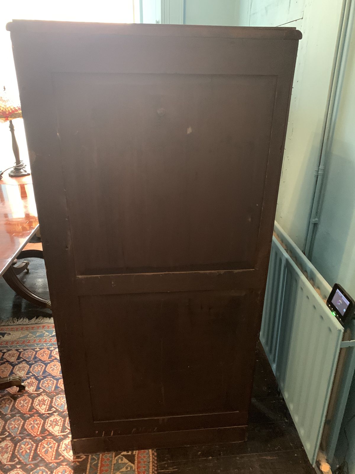 Two Victorian Mahogany Glazed Single Door Bookcases photo furniture