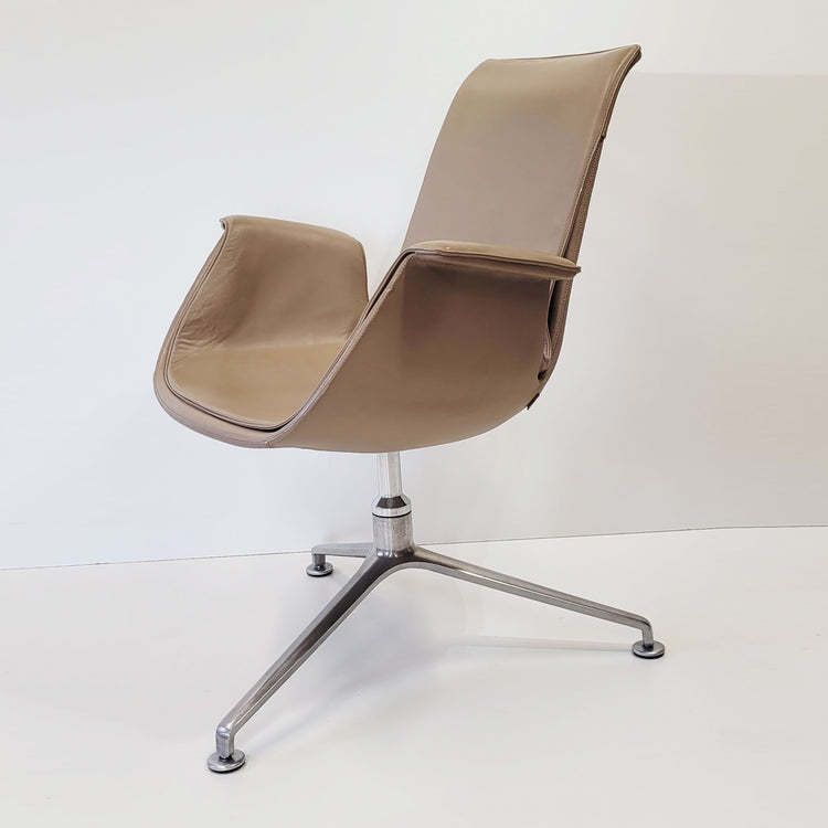 Fabricius And Kastholm Cream Tulip Chair photo for sale