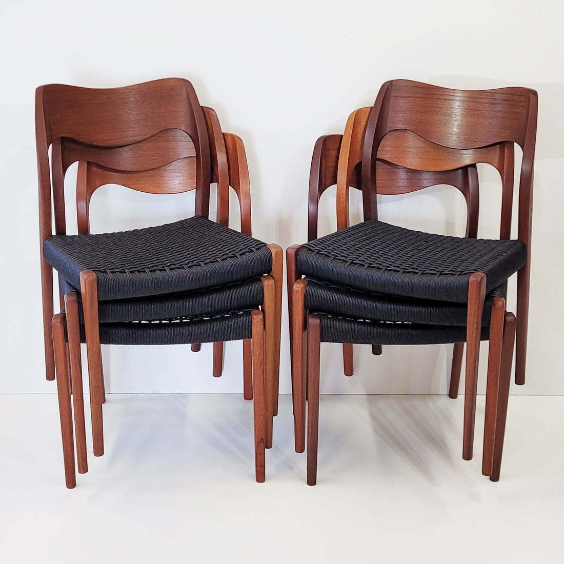 Niels Otto Møller #71 Chairs Set Of 6 photo for sale