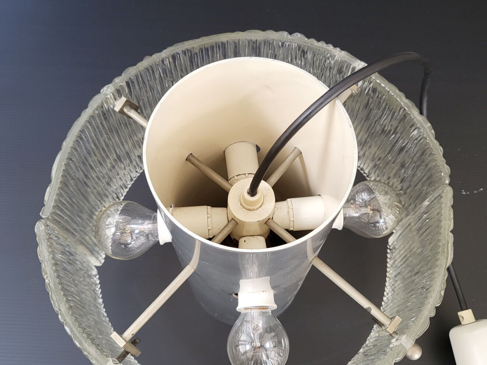 Vintage Hanglamp Uit De Jaren 1960 Van Jt Kalmar – Glas En Staal photo 1539.0