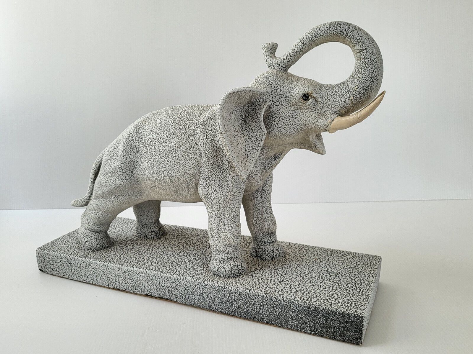 Important Vintage Elephant 1960 In Sevres Ceramic Pearl Crispee 60s 1960s photo buy