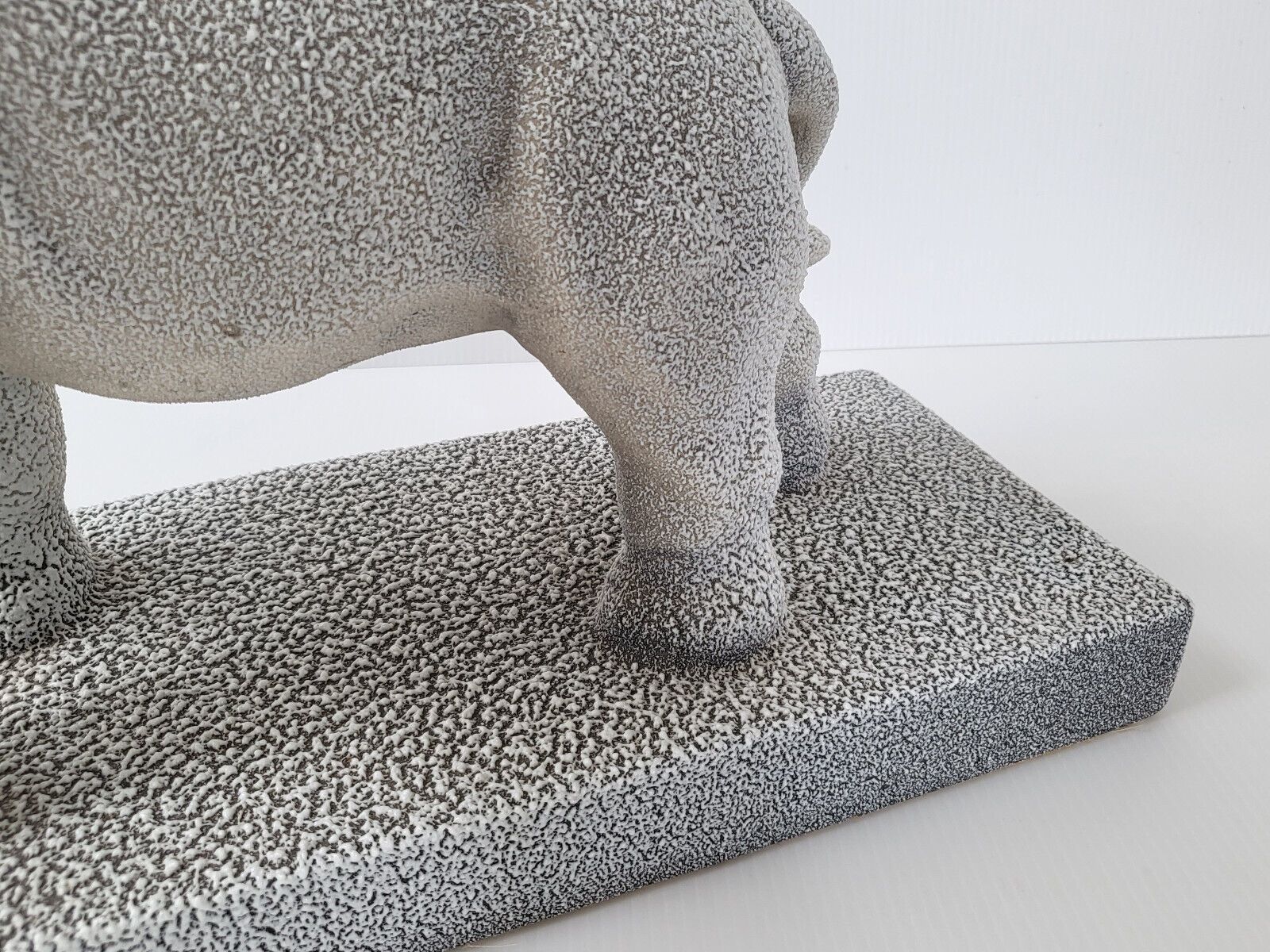 578.0 Important Vintage Elephant 1960 In Sevres Ceramic Pearl Crispee 60s 1960s photo