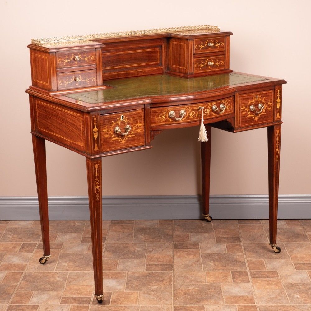 photo for sale Good Quality Inlaid Rosewood Bonheur Du Jour