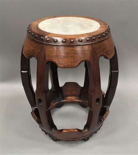 C19th Chinese Hongmu Low Occasional Table / Stand photo vintage