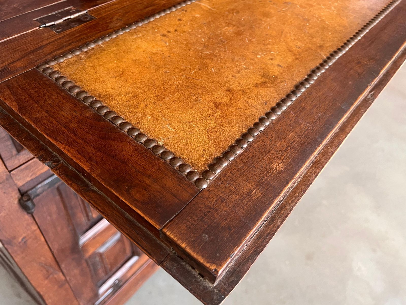 photo for sale Late 19th Century Spanish Walnut Bureau Bookcase ‘Secretaire’