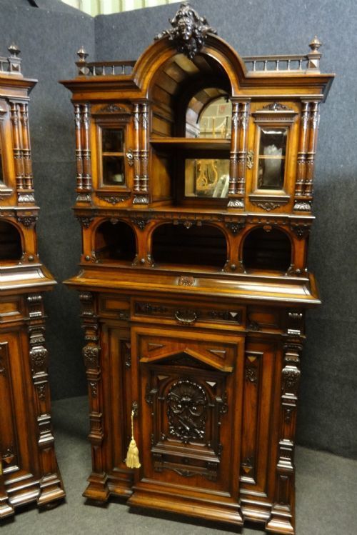 photo vintage Magnificent Pair Of Rosewood Cabinets By 'Sigmund Jaray, Wien'