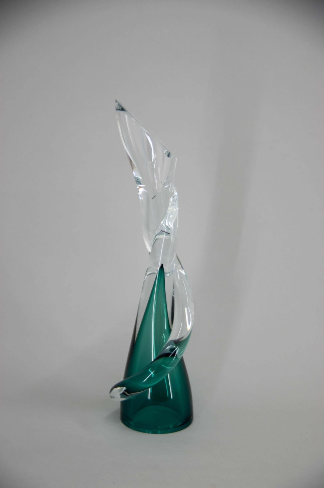 Art Glass Vase, Czechoslovakia, 1960s photo vinterior
