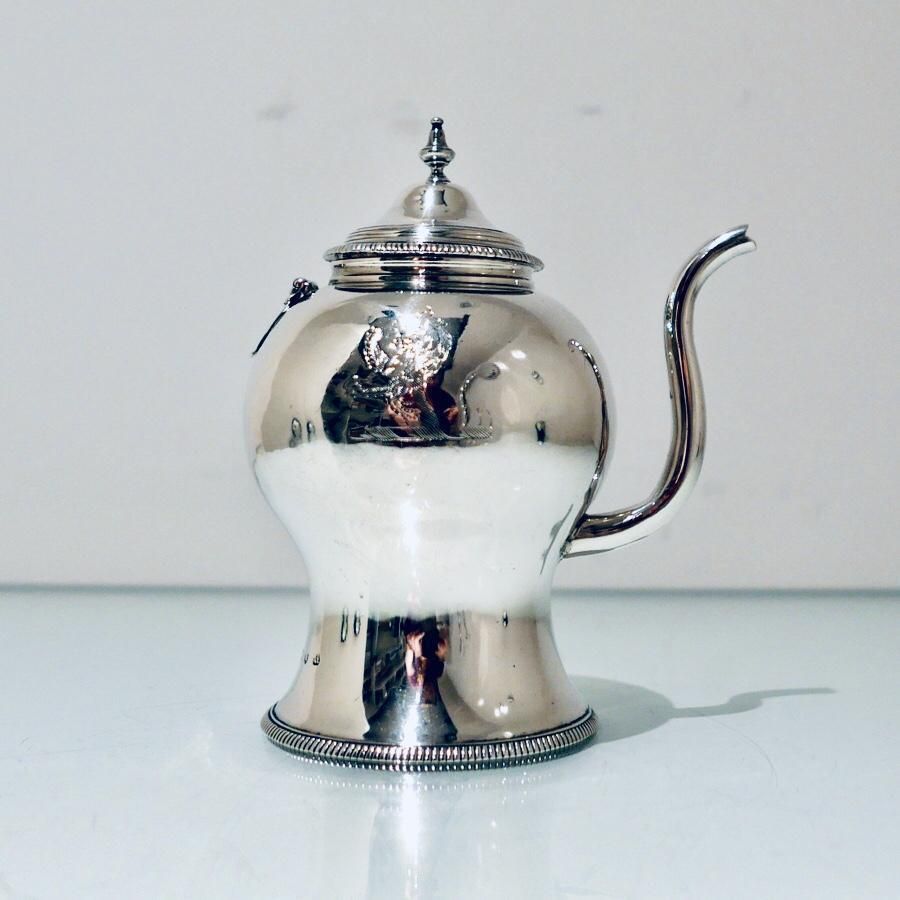 18th Century Antique George III Sterling Silver Gravy Argyle London 1772 Walter Brind photo vinterior