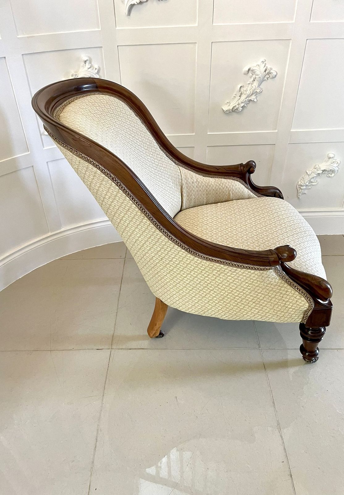 Unusual Pair Of Antique Quality Mahogany Armchairs photo vinterior