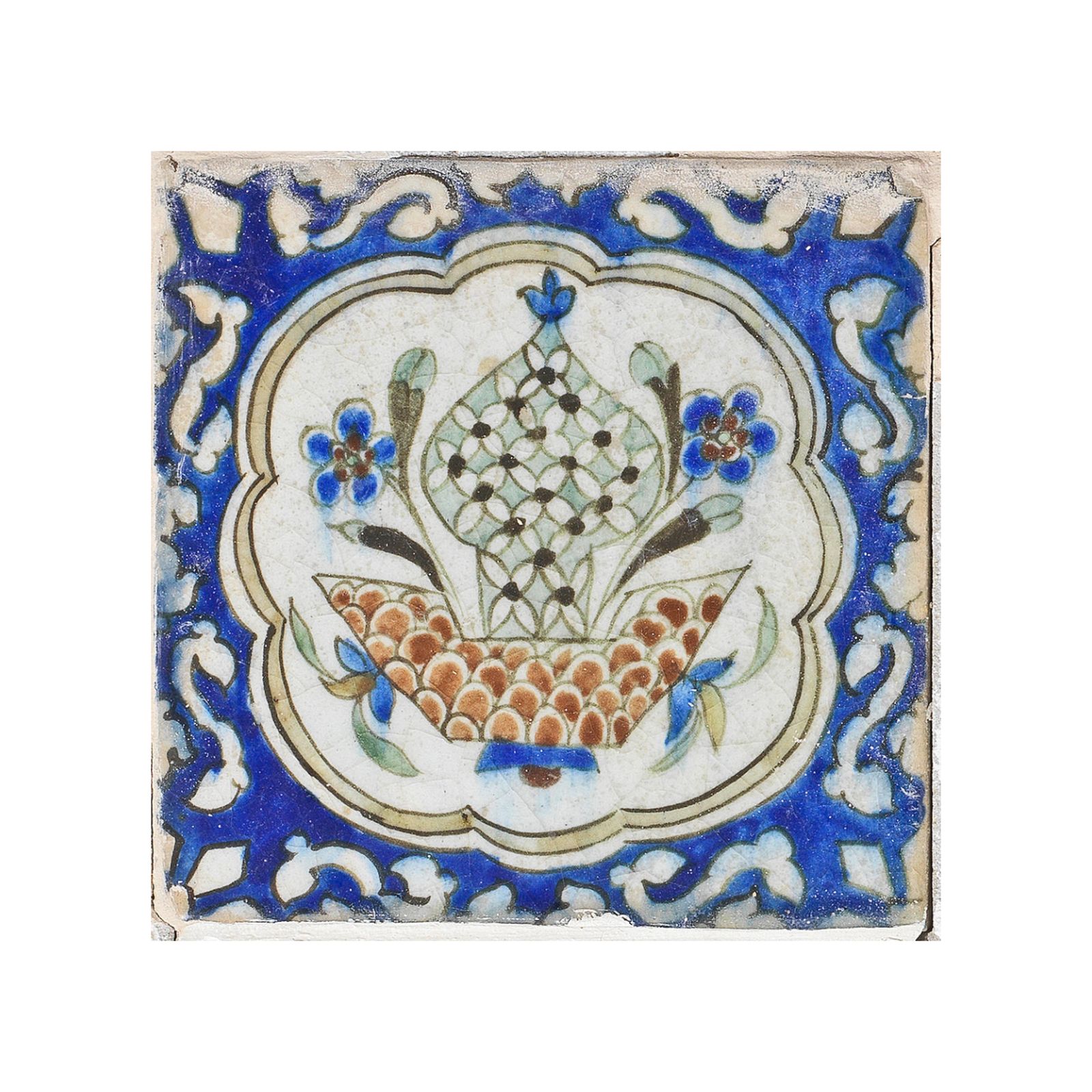 Four Kubachi Pottery Tiles, 17th Century photo Home Fixtures