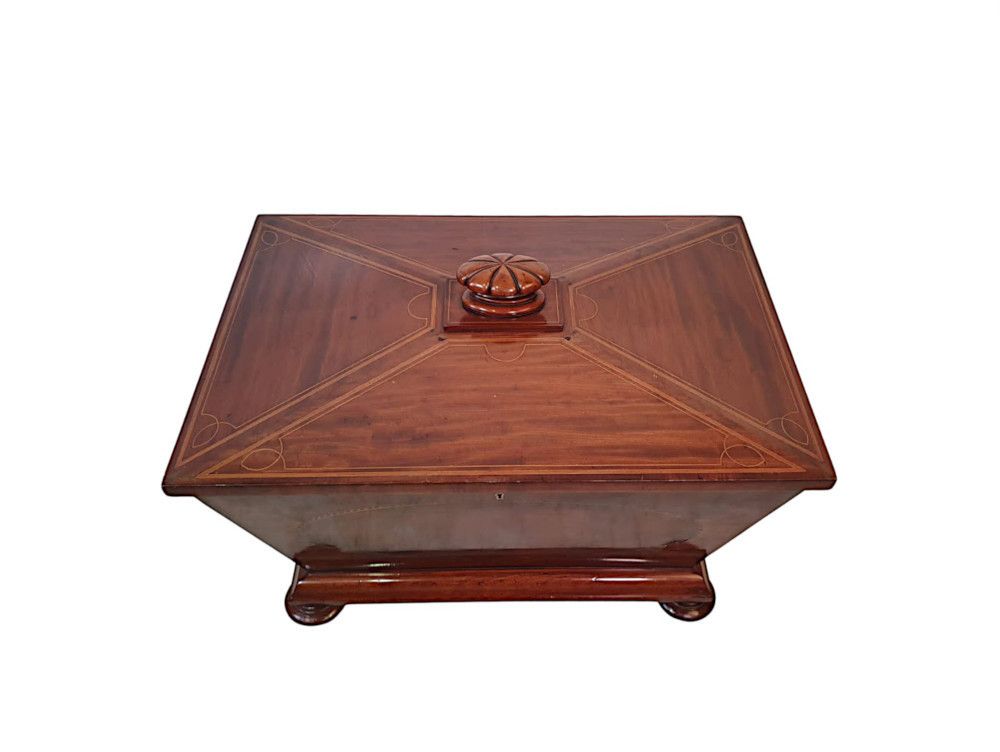 A Very Fine Late 19th Century Inlaid Cellarette By Freemans Of Norwich photo Home Decor