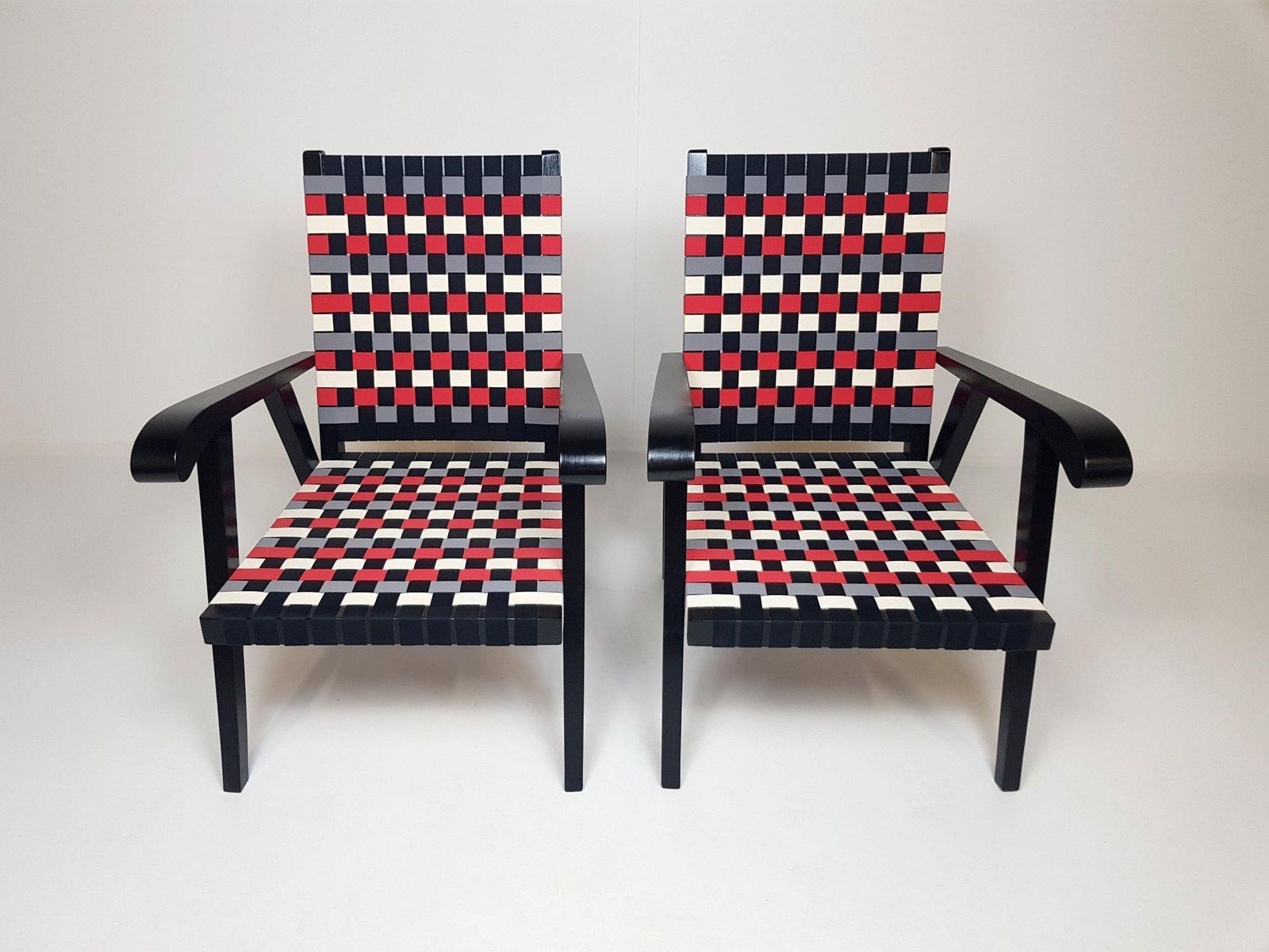 Set Of Unique Modernist Armchairs, 1950's photo 3036.0