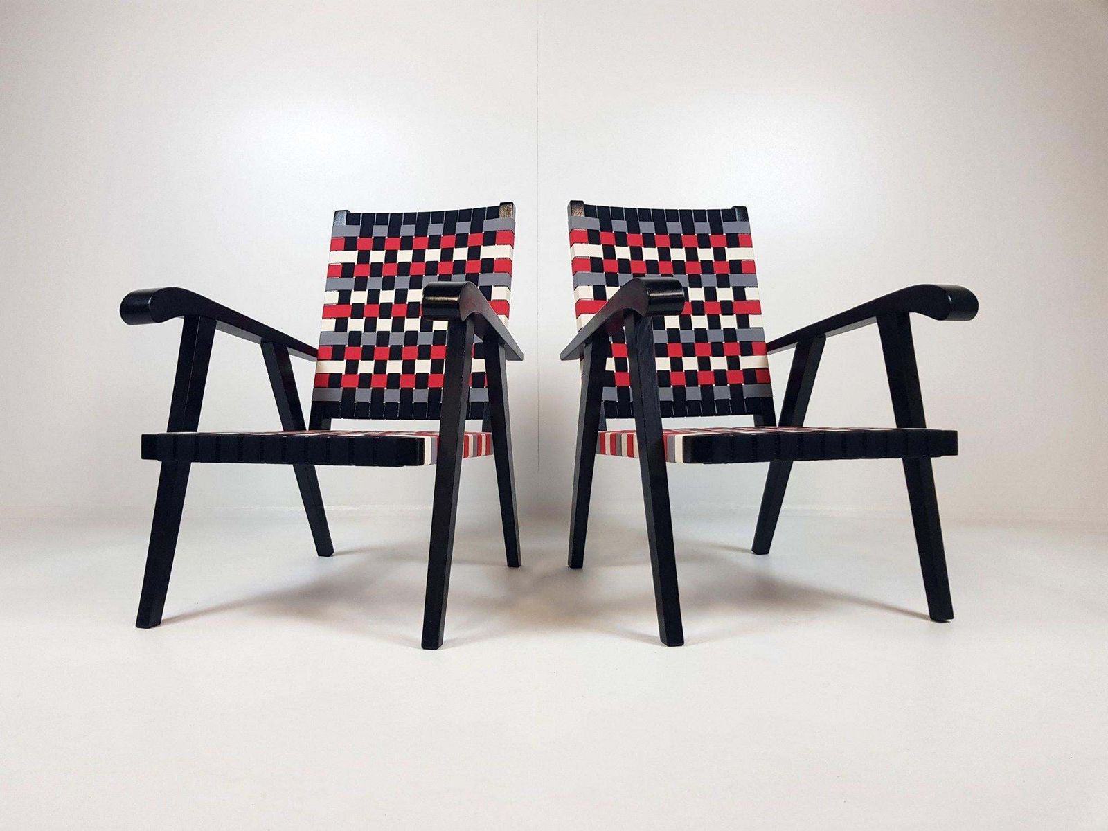 photo for sale Set Of Unique Modernist Armchairs, 1950's