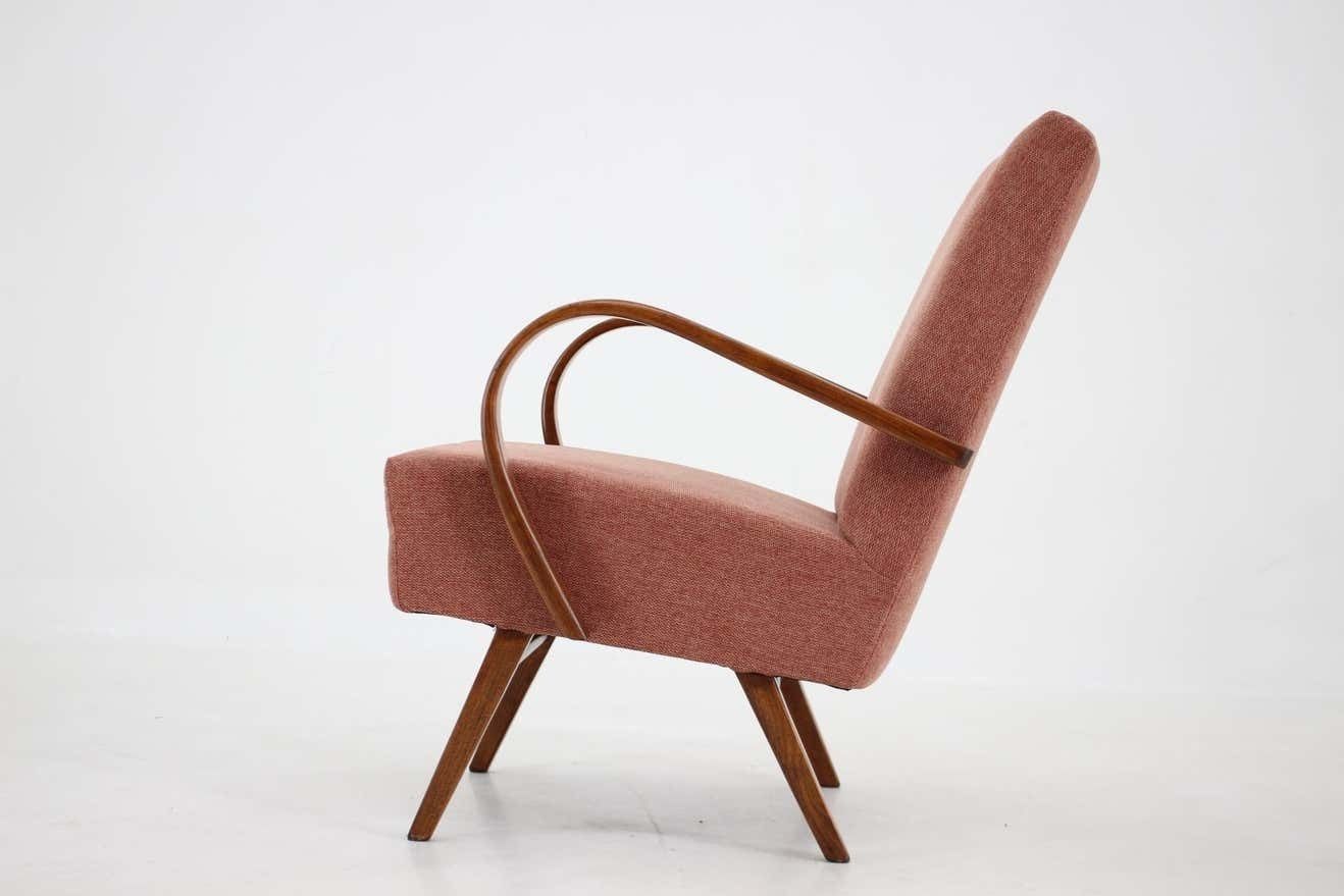 1960s Beech Armchair By Jaroslav Smidek For Ton Czechoslovakia photo furniture