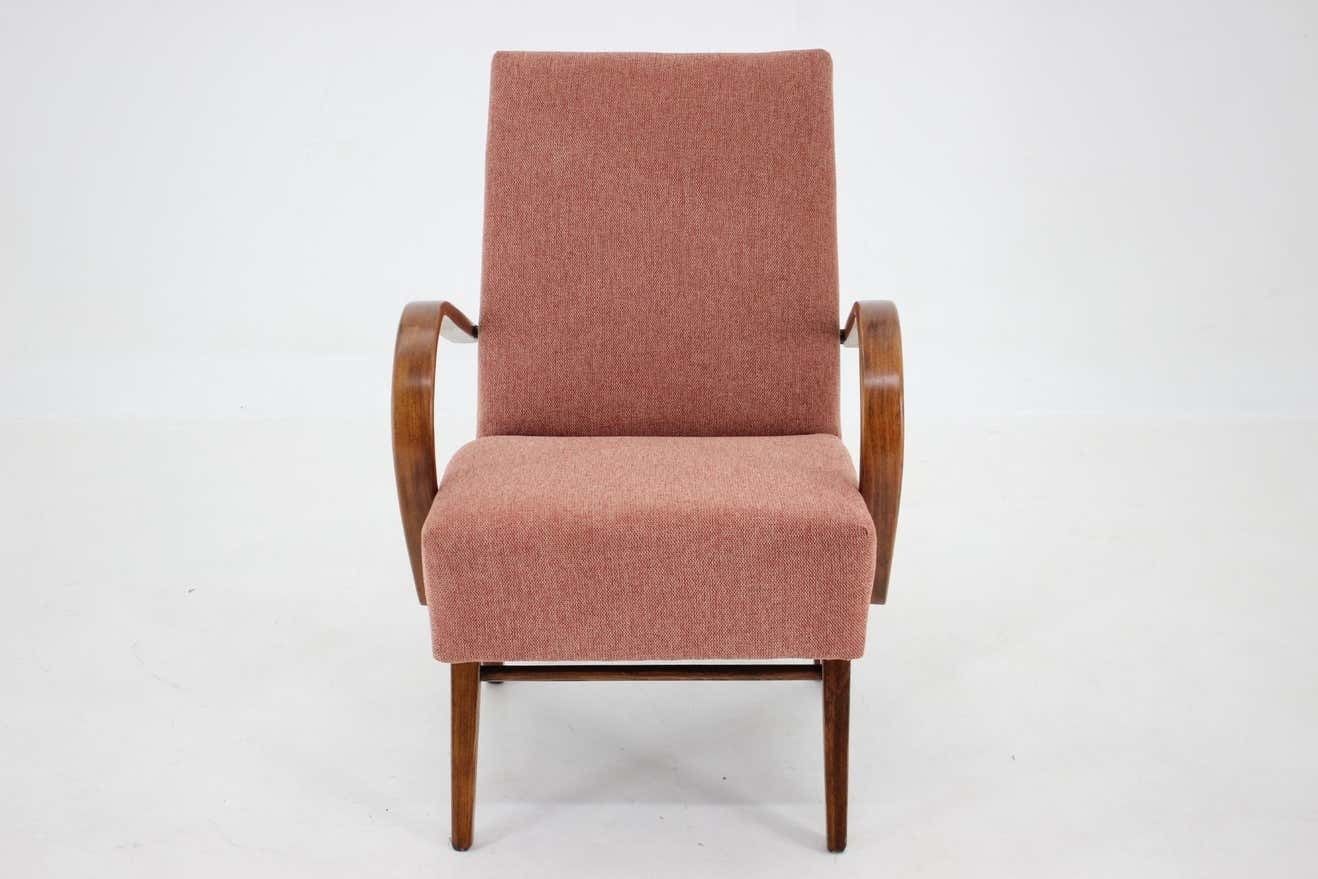 1960s Beech Armchair By Jaroslav Smidek For Ton Czechoslovakia photo for sale