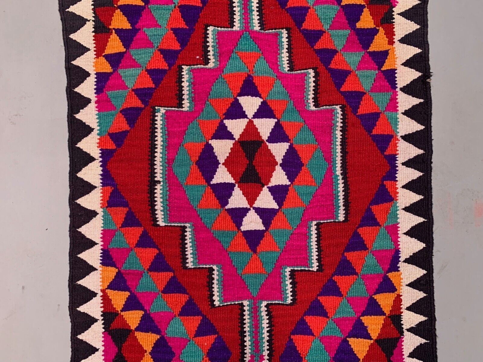 Old Turkish Kilim Runner 367x86 Cm, Vintage Kelim Rug, Long And Narrow photo 495.0