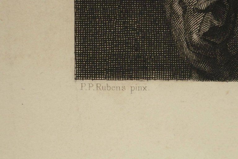 Steel Engraving Of The Portrait Of Peter Paul Rubens photo 190.96
