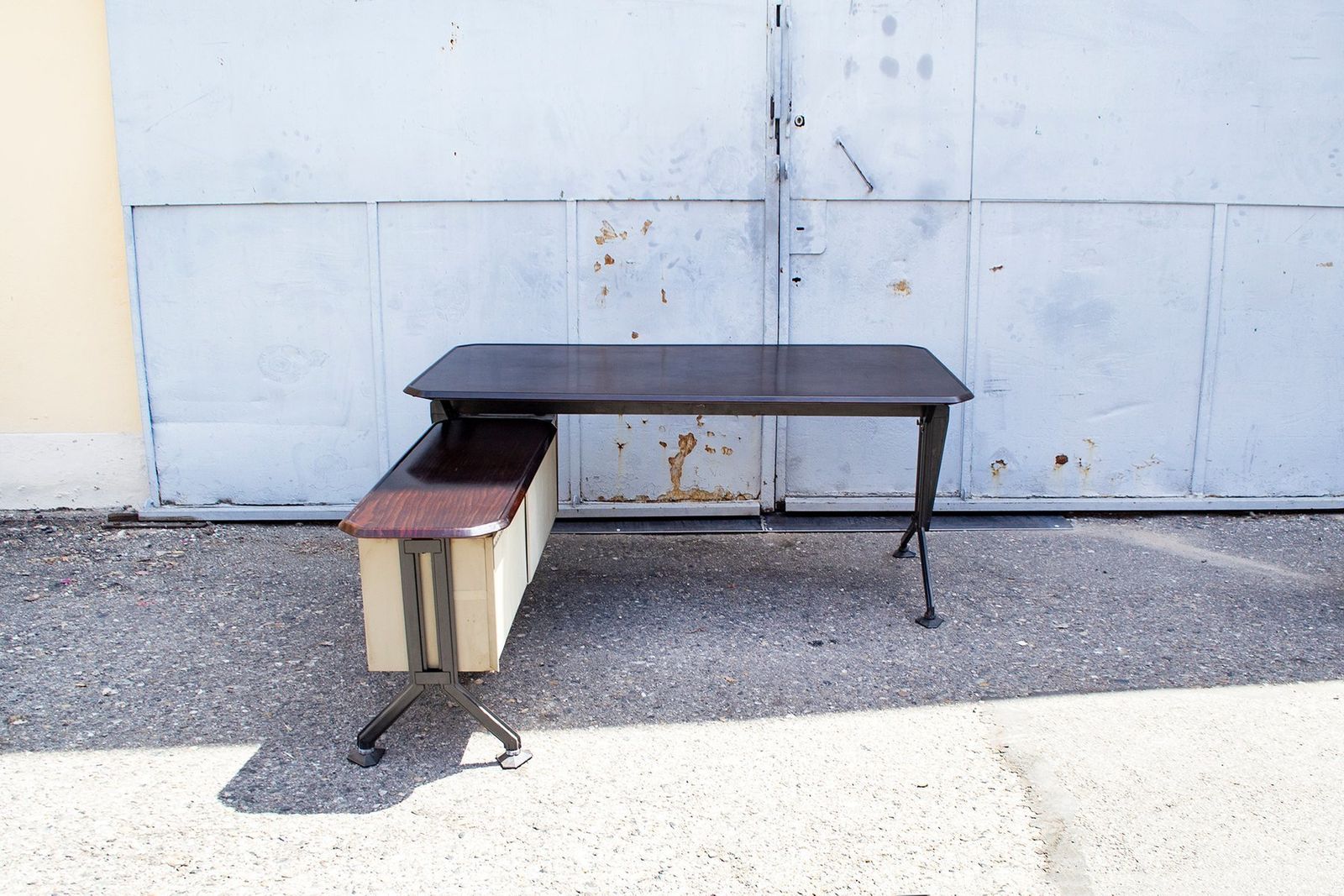 Groot Arco Serie Bureau Met Eiland Door Bbpr Voor Olivetti Synthesis, Ca. Jaren 1960, Set Van 2