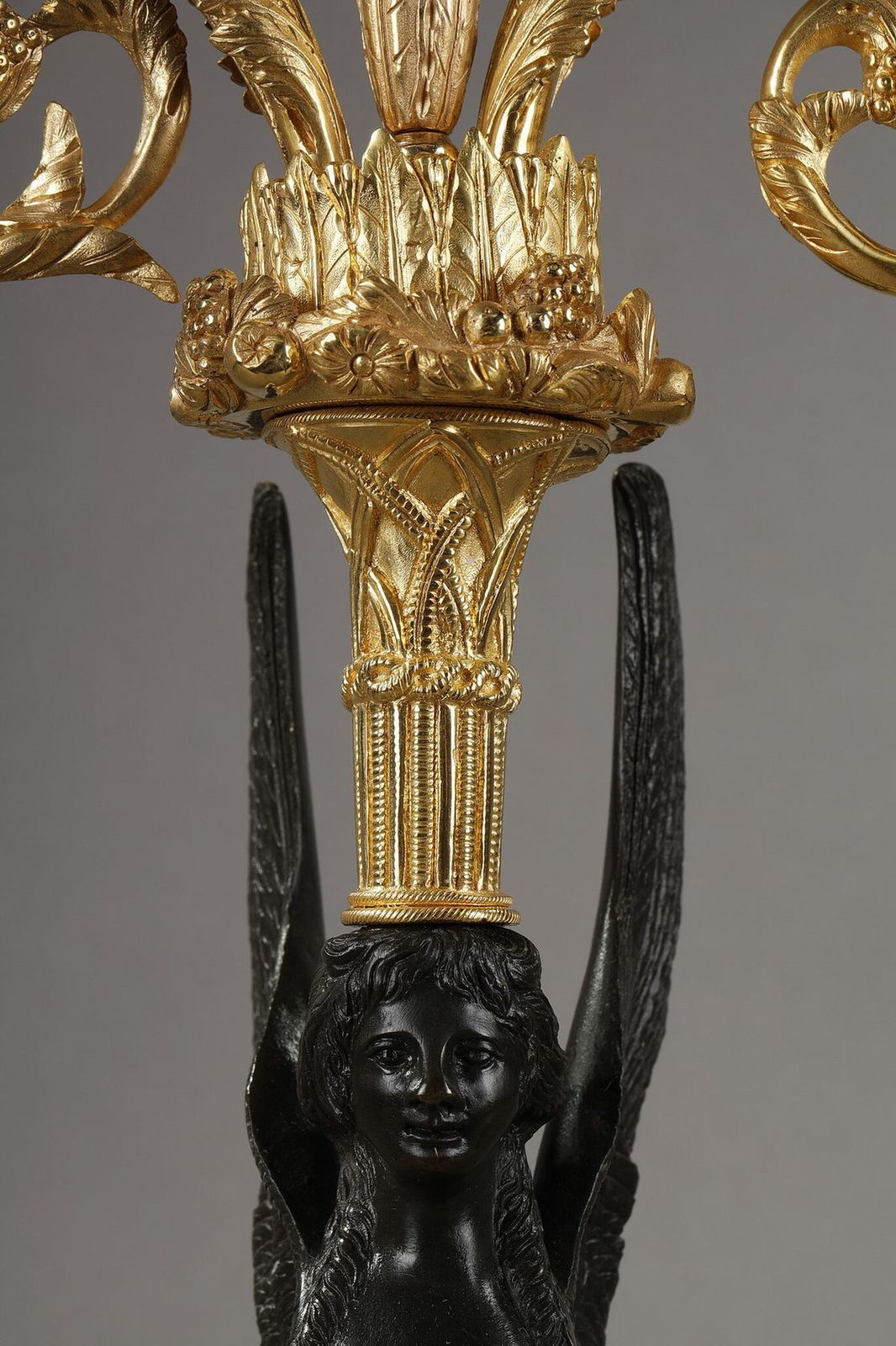 photo vinterior Pair Of Candelabras "Aux Sphinges" Directoire Period