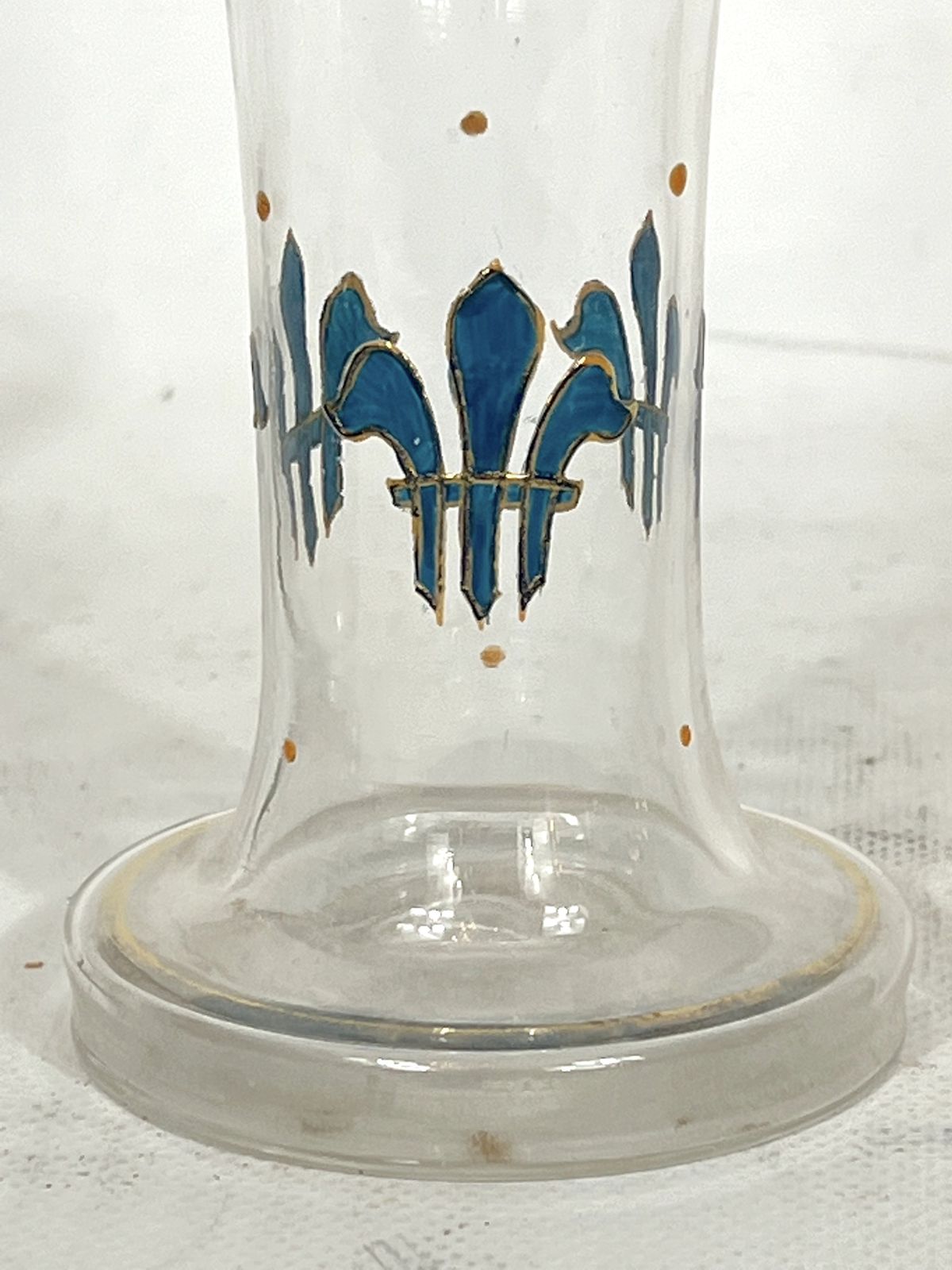 photo buy Italian Art Nouveau Glass Liquor Set From 1920s