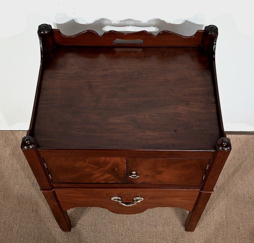 Travel Toilet Montauban In Solid Mahogany – Late 18th Century photo vinterior