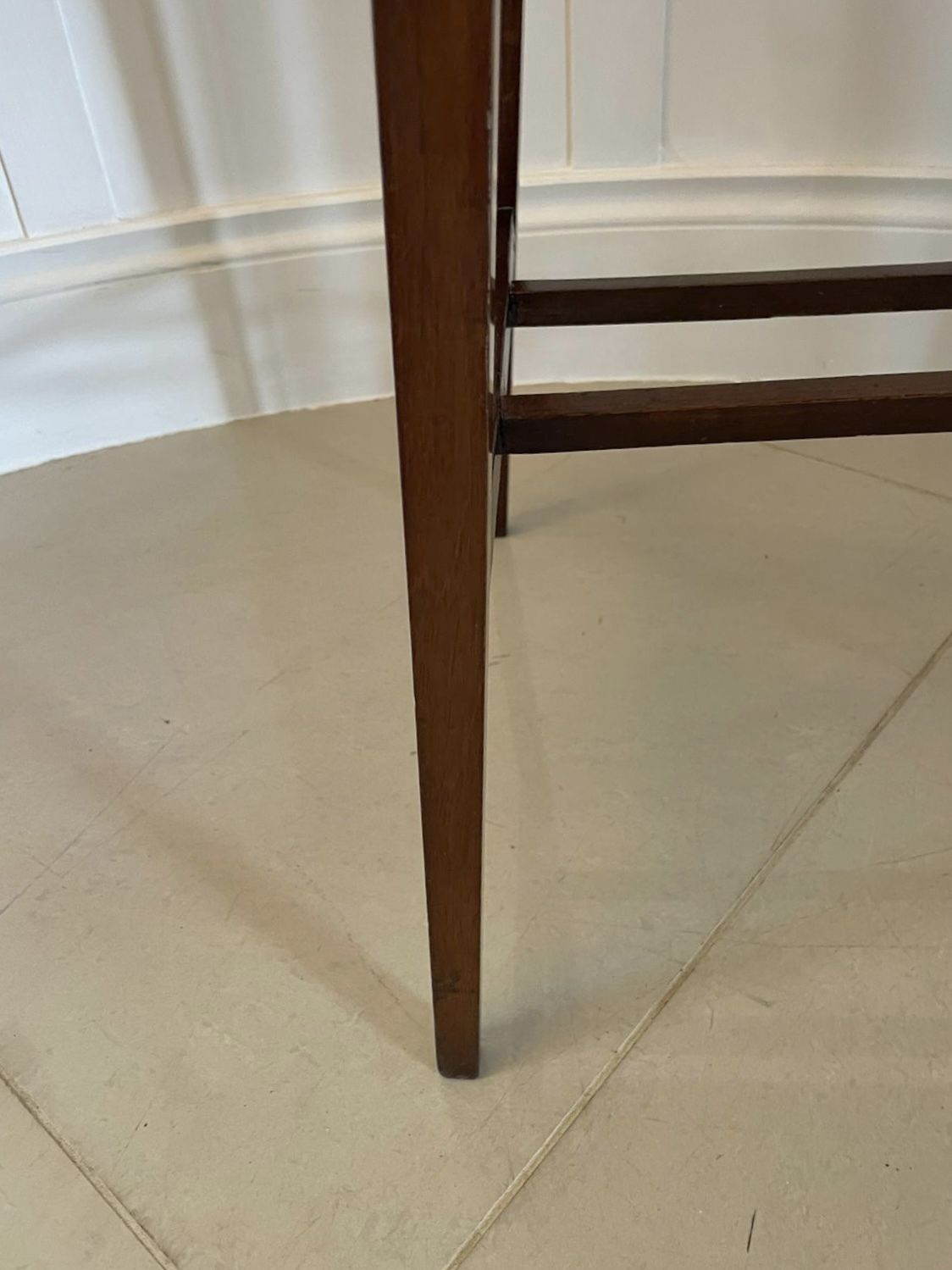 photo furniture Antique Quality Mahogany Inlaid Fold Over Card Table
