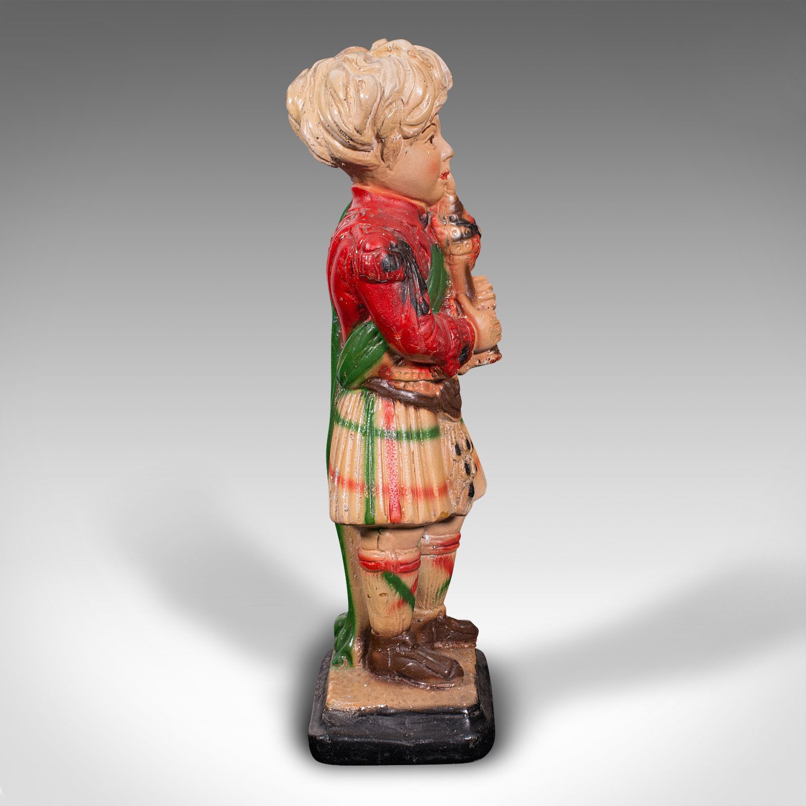Antique Decorative Piper Figure, Scottish, Statue, After Scots Guards photo buy