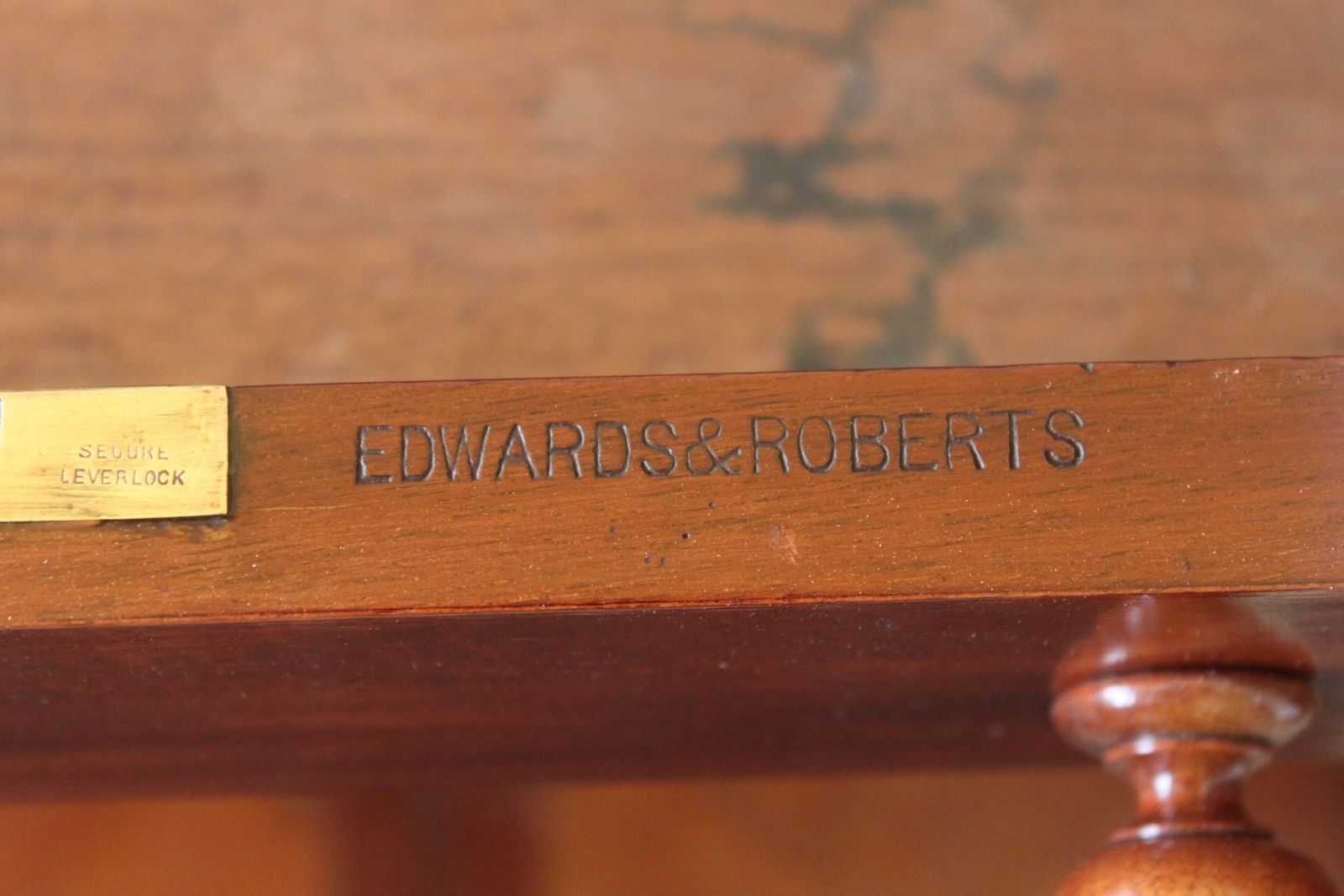 photo buy Victorian Mahogany Pedestal Desk By Edwards & Roberts