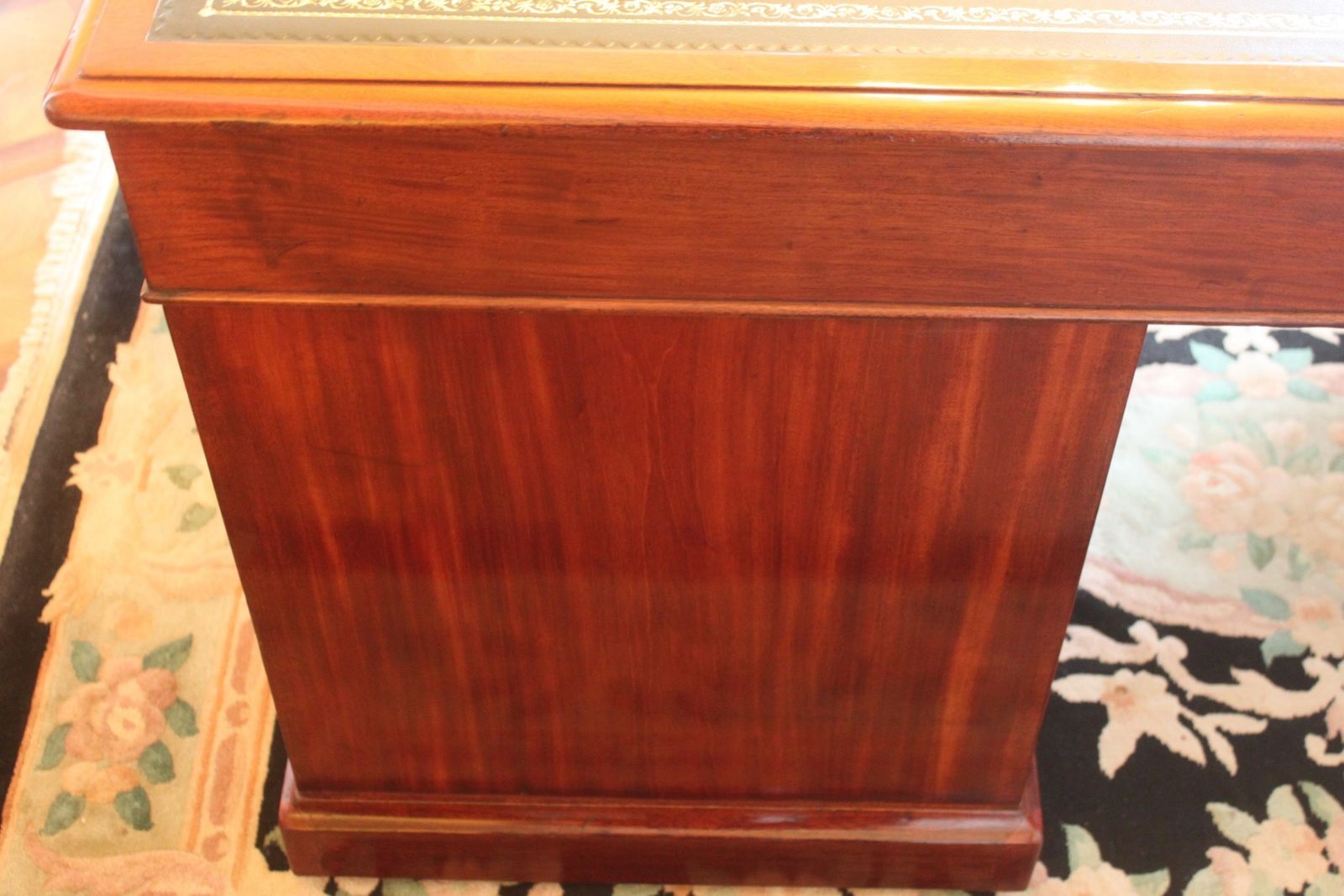 4621.5 An Unusually Large Early 19th Century Pedestal Desk photo