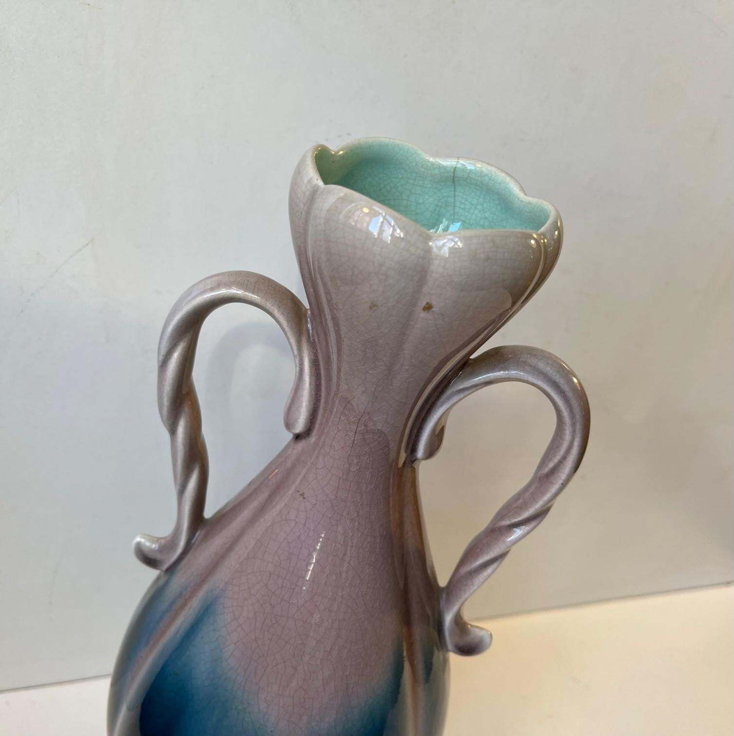 Art Nouveau Porcelain Vase From Rörstrand, Circa 1910 photo for sale