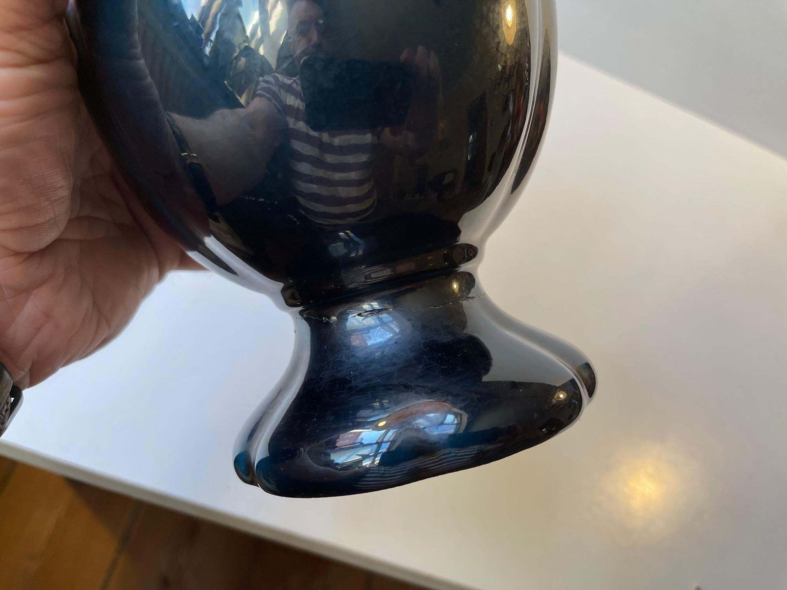 Art Nouveau Porcelain Vase From Rörstrand, Circa 1910 photo vintage