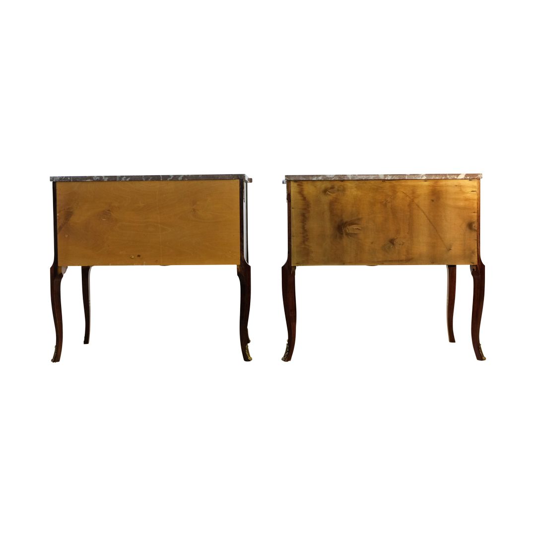 photo furniture Classic Gustavian Louis XV Style Chests With Christian Lacroix Design   Pair