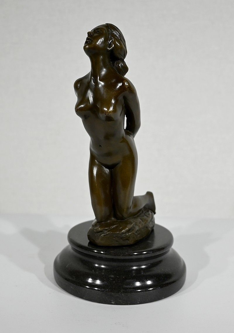 Bronze “Female Nude” By A. Cesaro – 20th photo for sale