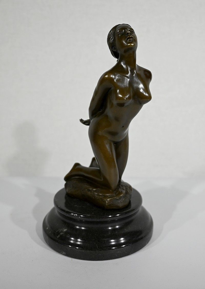 photo for sale Bronze “Female Nude” By A. Cesaro – 20th