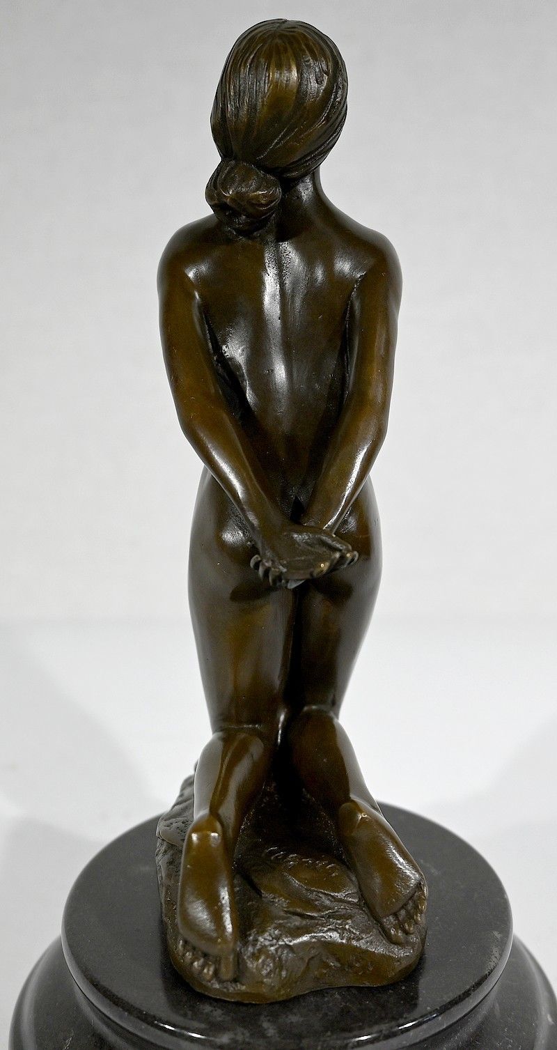 photo vintage Bronze “Female Nude” By A. Cesaro – 20th