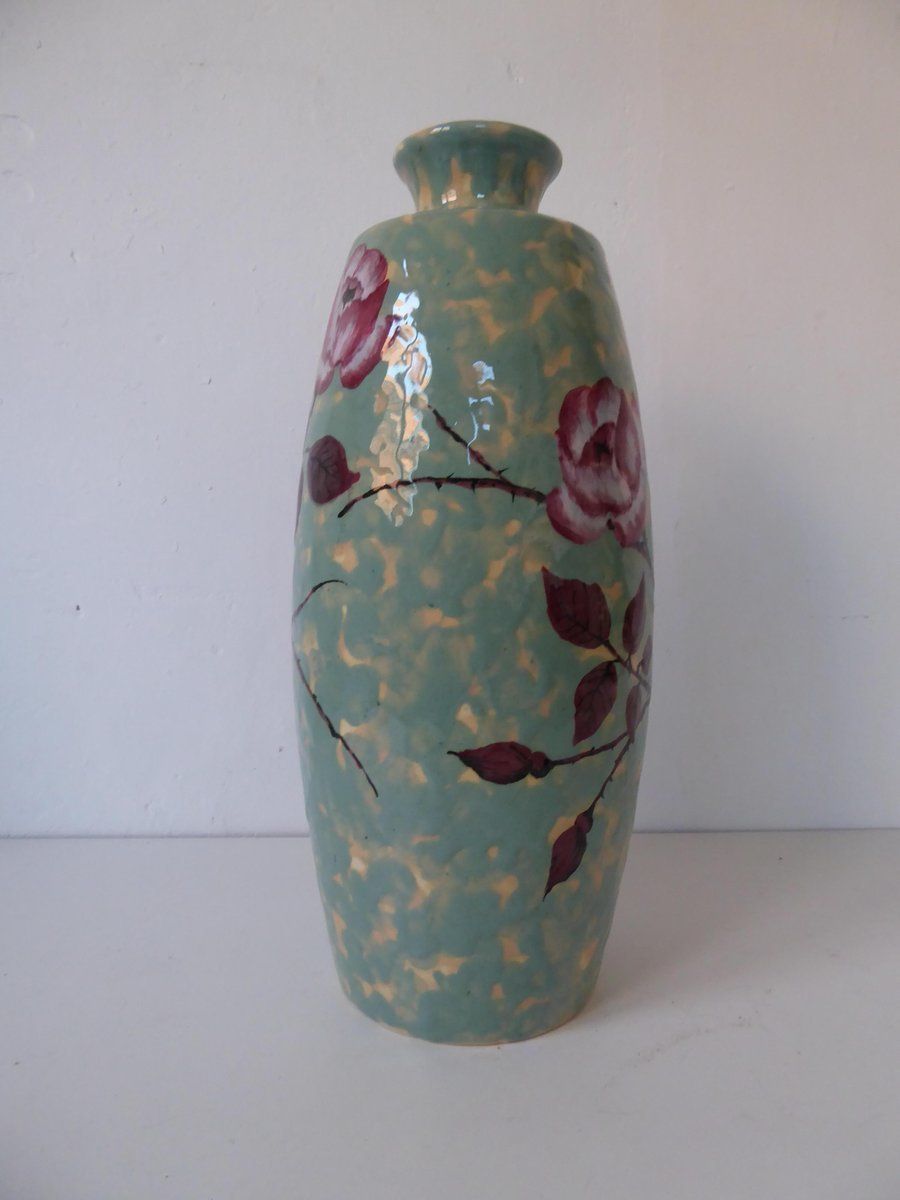 photo for sale High Art Deco French Ceramic Vase By Dargyl