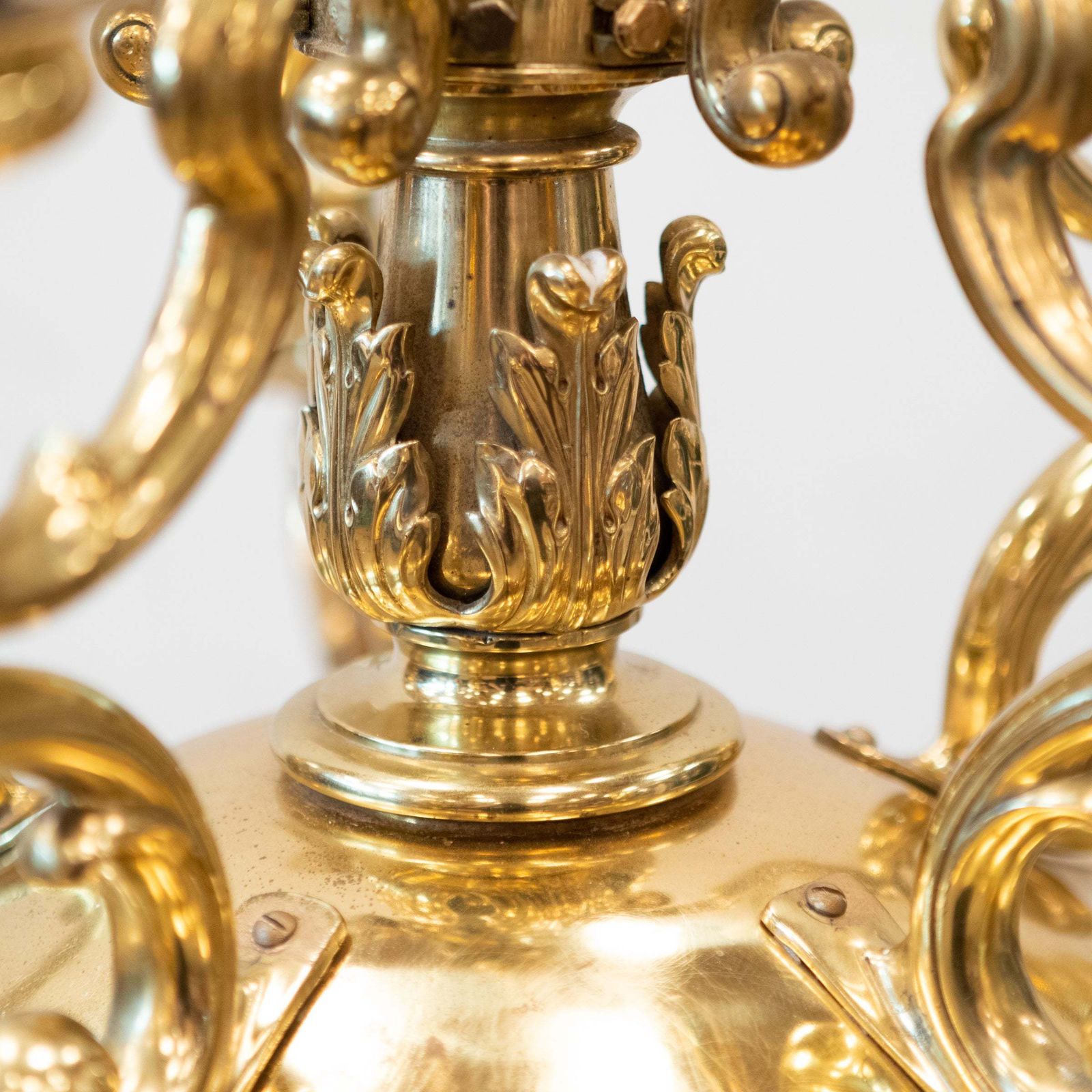 Reclaimed Dutch Style 2 Tier Brass Chandelier | 10 Arms photo 2500.0