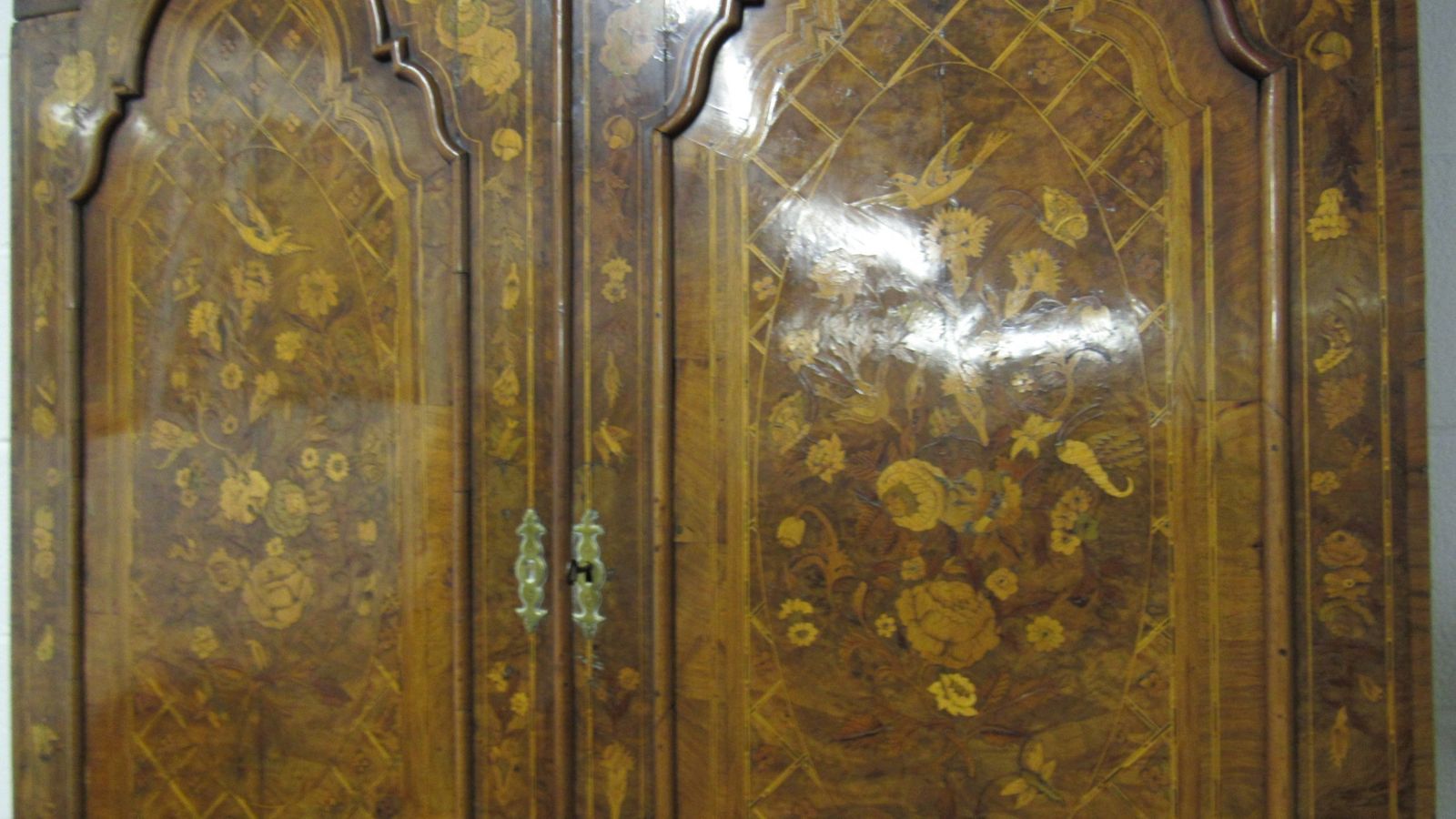 18thc Marquetry Buro Bookcase, 18th Century And Earlier photo buy