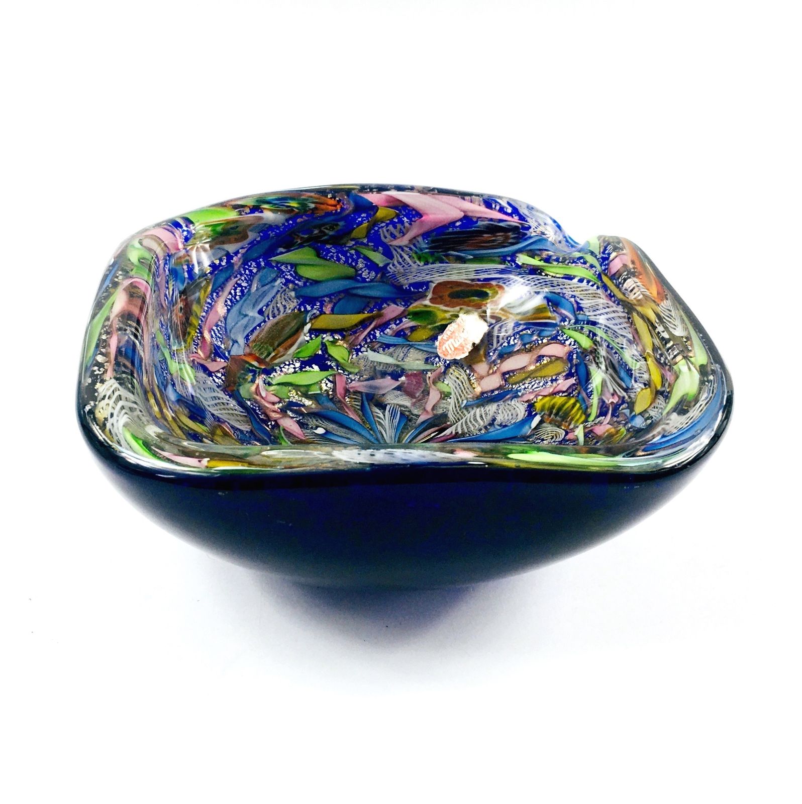 Large Murano Tutti Frutti Art Glass Bowl / Vide Poche By Dino Martens For Aureliano Toso, Italy, 1960s photo Home Decor
